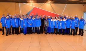 Участники зимней Спартакиаде ПАО «Газпром», команда Общества