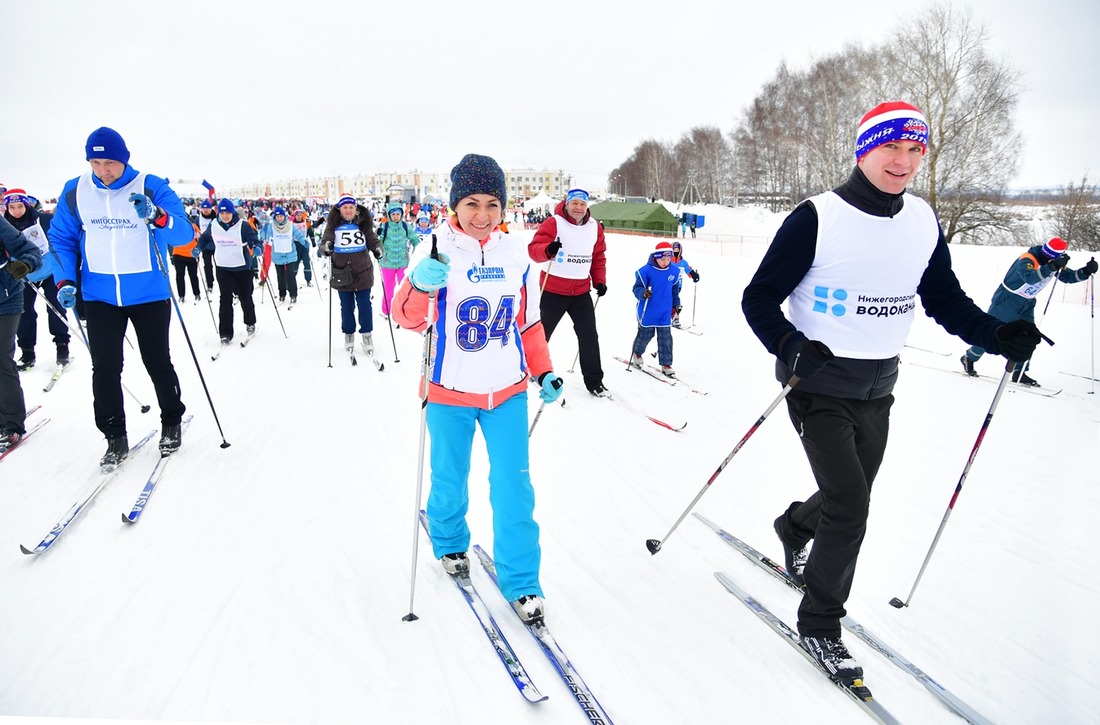 Юлия Андреева на Лыжне России